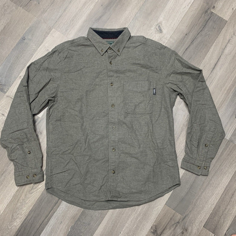 Woolrich Men's Button Down Long Sleeve Shirt - Size L